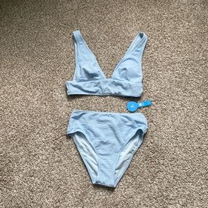 Light Blue High Waisted Bikini